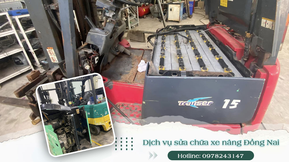 Dịch vụ sửa chữa xe nâng Đồng Nai: Trung tâm uy tín, hỗ trợ 24/7 - Báo giá 2025